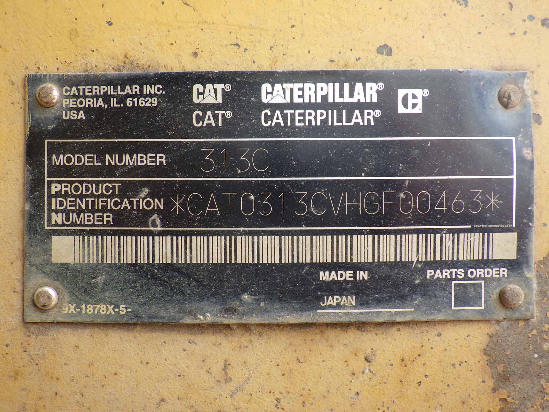 EXCAVATOR CAT 313CCR