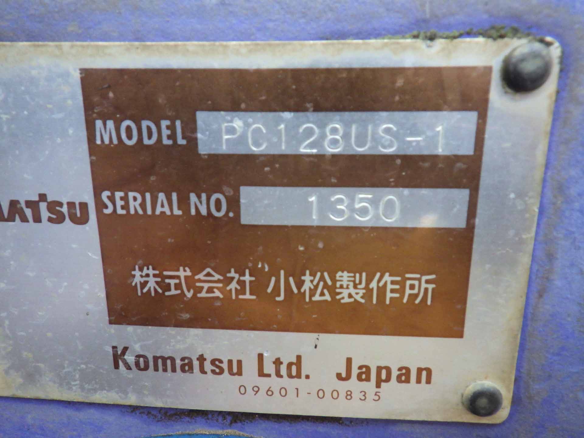 EXCAVATOR KOMATSU PC128US-1